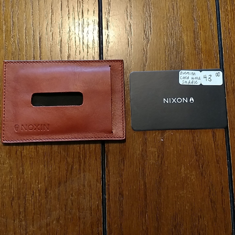 Nixon - Stealth Card Wallet (Saddle - Leather)